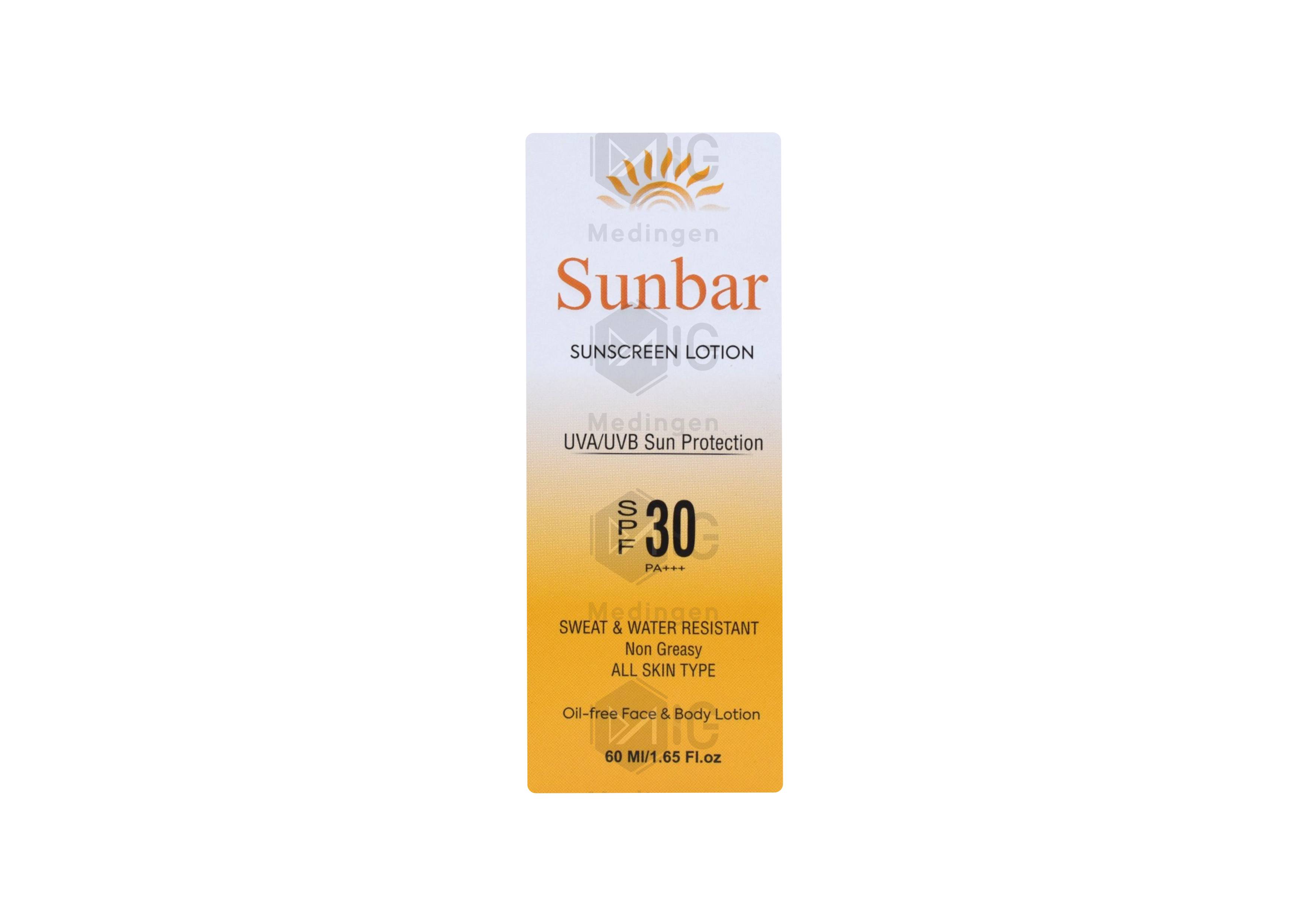 SUNBAR SUNSCREEN LOTION